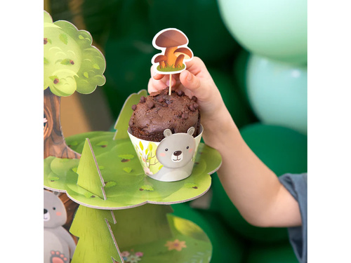 Cupcake liners Forest friends - 6 pcs.