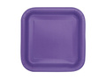 Square plates purple - 23 cm - 14 pcs.