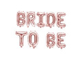Foil balloon inscription Bride to be - 35 x 340 cm