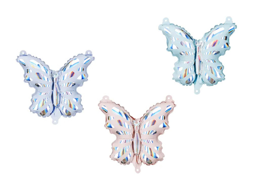 Butterfly Foil Balloon - 19 x 23 cm - 21 pc
