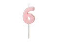 Candle no 6 - 1 pc