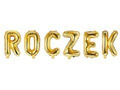 "Roczek" Gold Foil Balloon - 35 cm - 1 pc