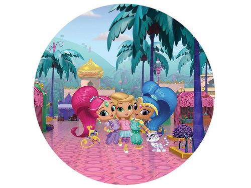 Decorative Shimmer and Shine cake wafer - 20 cm