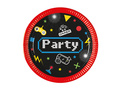 Talerzyki papierowe na urodziny Gaming Party - 20 cm - 8 szt.