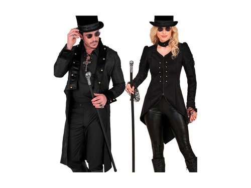 Składana laska z czaszką - 105 cm