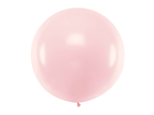 Giant balloon 1 m in diameter - pastel pink.