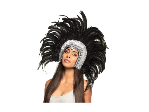 Nakrycie głowy tancerka karnawałowa z piórami