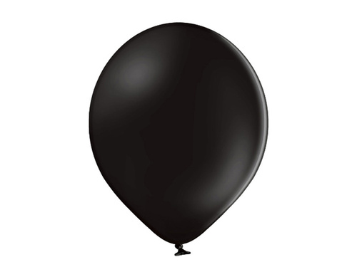 Pastel black latex balloons - small - 100 pcs.