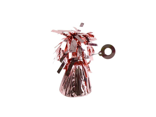 Obciążnik foliowy do balonów napełnionych helem - różowe złoto - 170 g