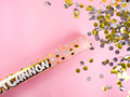 Shooting tube - metallic circles - 40 cm - 1 pcs.