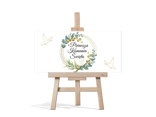Communion poster - First Holy Communion - 70x33 cm