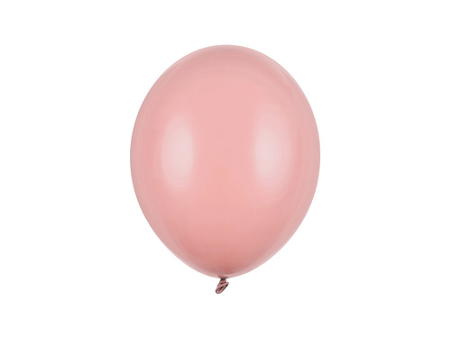 Balony lateksowe pastelowe ciemny brudny róż - duże - 100 szt.