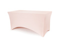 Pokrowiec na stół brudny róż - 183x76x74 cm - 1 szt.