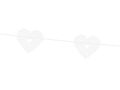 Openwork hearts garland for Valentine's Day - 180 cm - 1 pcs.