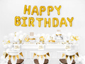 Happy Birthday white napkins - 33 cm - 20 pcs.