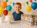 Paper Bags Happy Birthday - 4 pcs