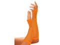 Pair of orange neon gloves
