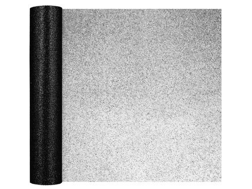 Tiul brokatowy czarny - 30 cm x 9 metrów - 1 szt.