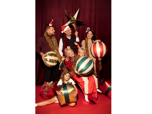 Balon foliowy Bombka - 42x46cm - 3 szt.