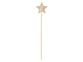 Gold wand with a star for a princess - 36 cm - 1 pcs.