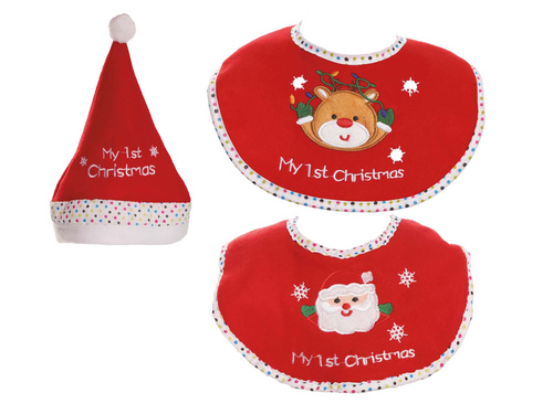 Bib and hat baby