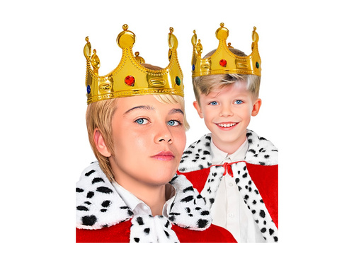 Korona królewska Deluxe - rozmiar dziecięcy