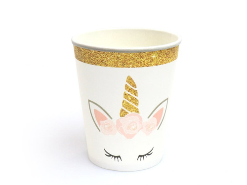 Paper Cups Pretty Unicorn - 250 ml - 6 pcs