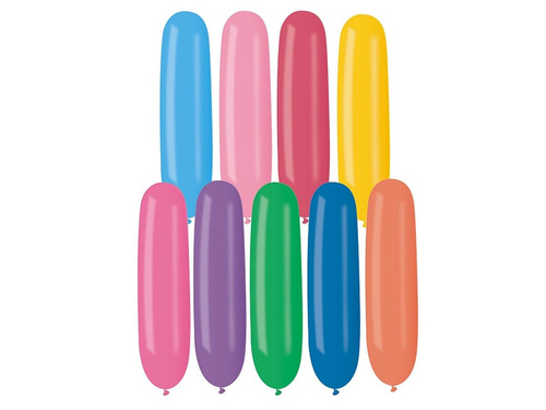 Balloons tube shapes smaller - 70 cm - 100 pcs.