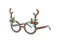 Reindeer horn glasses with mistletoe