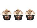 Dia de los muertos cupcake liners - 6 pcs.