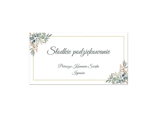 Wedding cake labels, 30 pcs