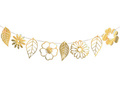 Girlanda kwiatowa złota - 1 szt.