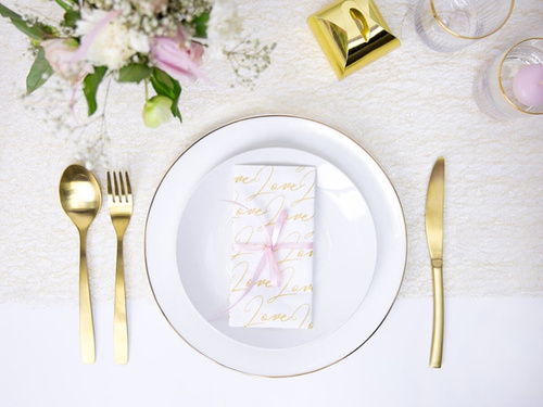 Table runner decoration gold - 9 m - 1 pc.