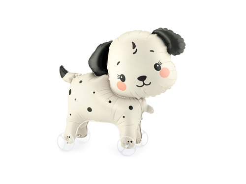 Balon foliowy Piesek na kółkach - 70x59 cm - 1 szt.