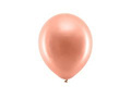 Rainbow metallic rose gold balloons - 23 cm - 10 pcs.