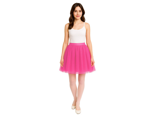 Tutu skirt rose - 1 pc