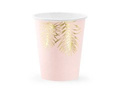 Light pink Leaf cups - 220 ml - 6 pcs.