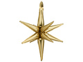 Balon foliowy Gwiazda złota 3D - 105 cm - 1 szt.