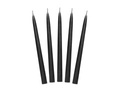 Black cone candle - 24 cm - 10 pcs.