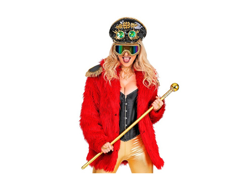 Składana złota laska alfonsa - 87 cm