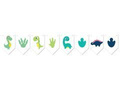 Happy Dinosaurs flag banner - 5 m - 1 pc