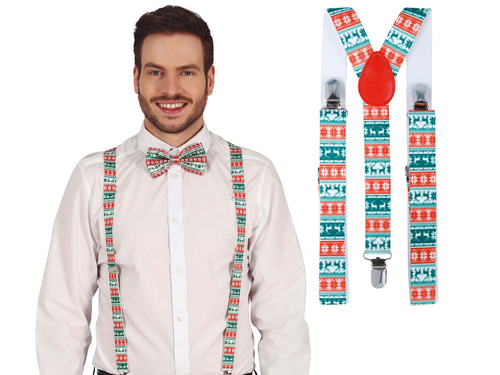 Christmas suspenders