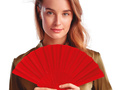 Red fan