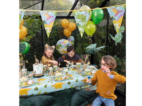 Baner flagi Dino Party - 600 cm - 1 szt.