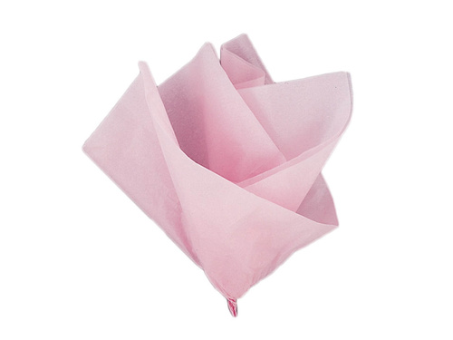 Decorative tissue paper for gift wrapping pink - 50 x 53 cm - 10 pcs.