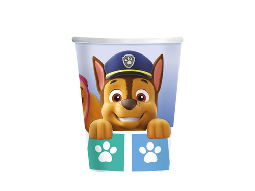 Kubeczki papierowe Psi Patrol - 250 ml - 8 szt.