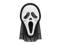 Maska krzyk z kapturem na Halloween  - 1 szt.