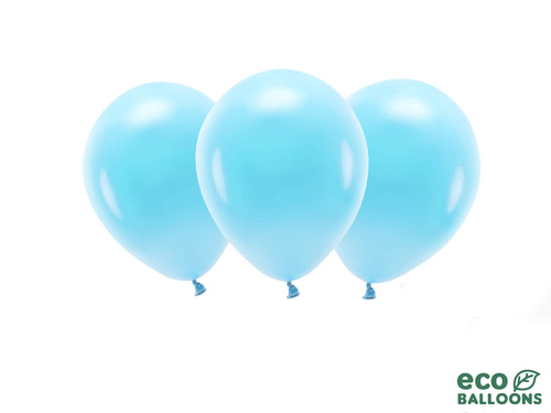 EKO latex balloons pastel light blue - extra large - 10 pcs.