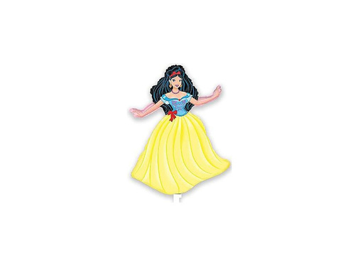 Snow White foil stick balloon - 37 cm - 1 pc