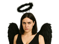Black angel tiara